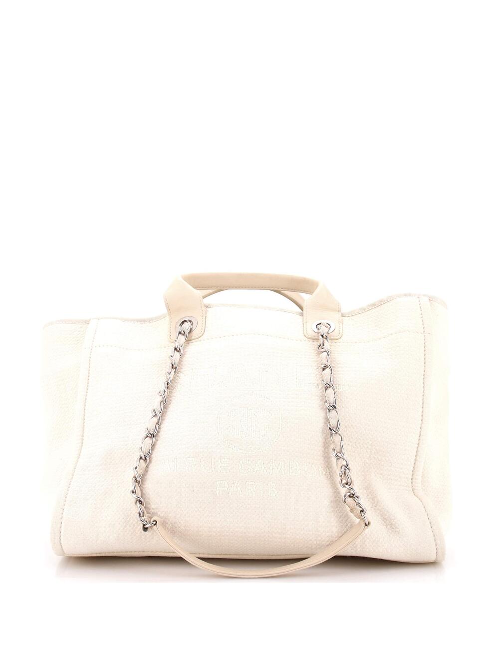 Chanel Deauville Nm Tote Mixed Fibers #371008C37B